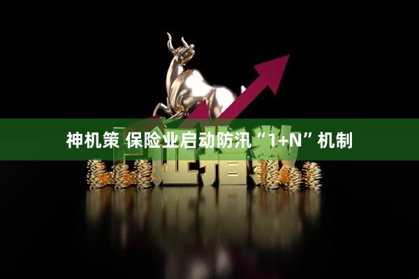 神机策 保险业启动防汛“1+N”机制