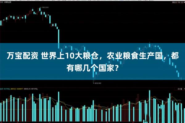 万宝配资 世界上10大粮仓，农业粮食生产国，都有哪几个国家？